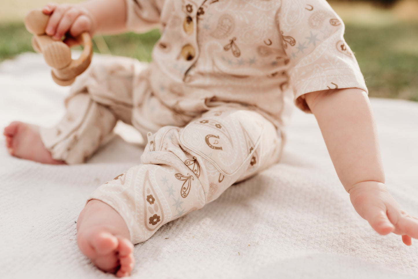 Dusty Rose | Organic Cotton Romper