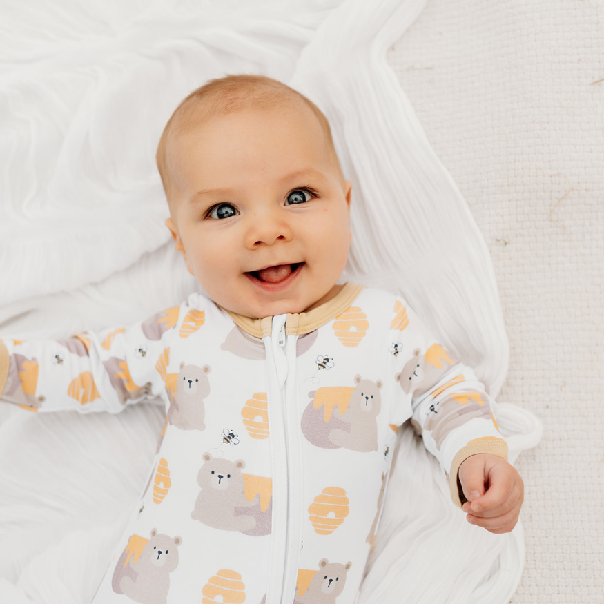 Honey Bear | Bamboo Onesie