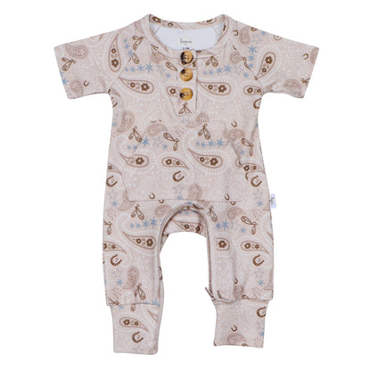 Dusty Rose | Organic Cotton Romper