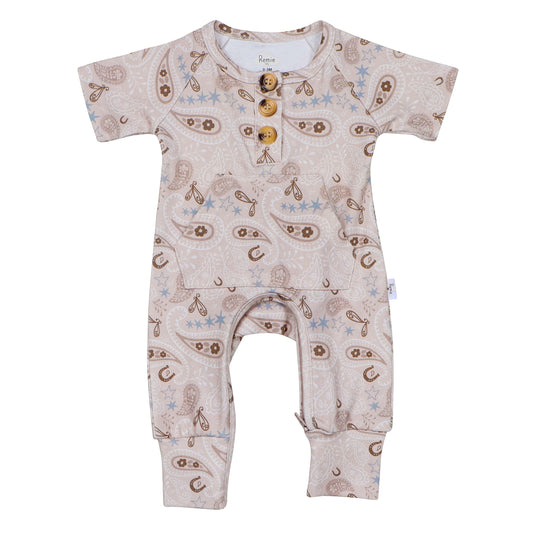 Dusty Rose | Organic Cotton Romper