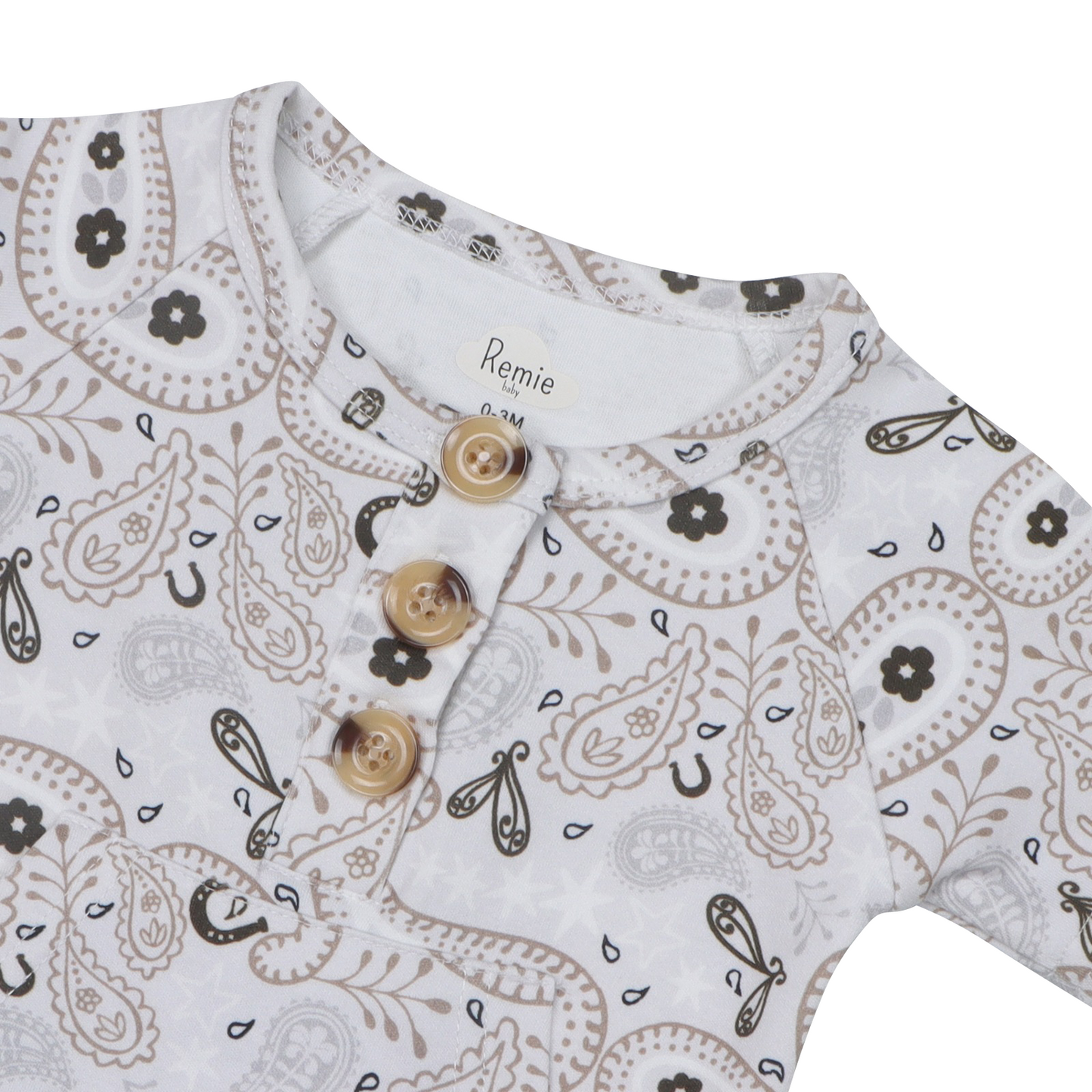 Sea Salt | Organic Cotton Romper