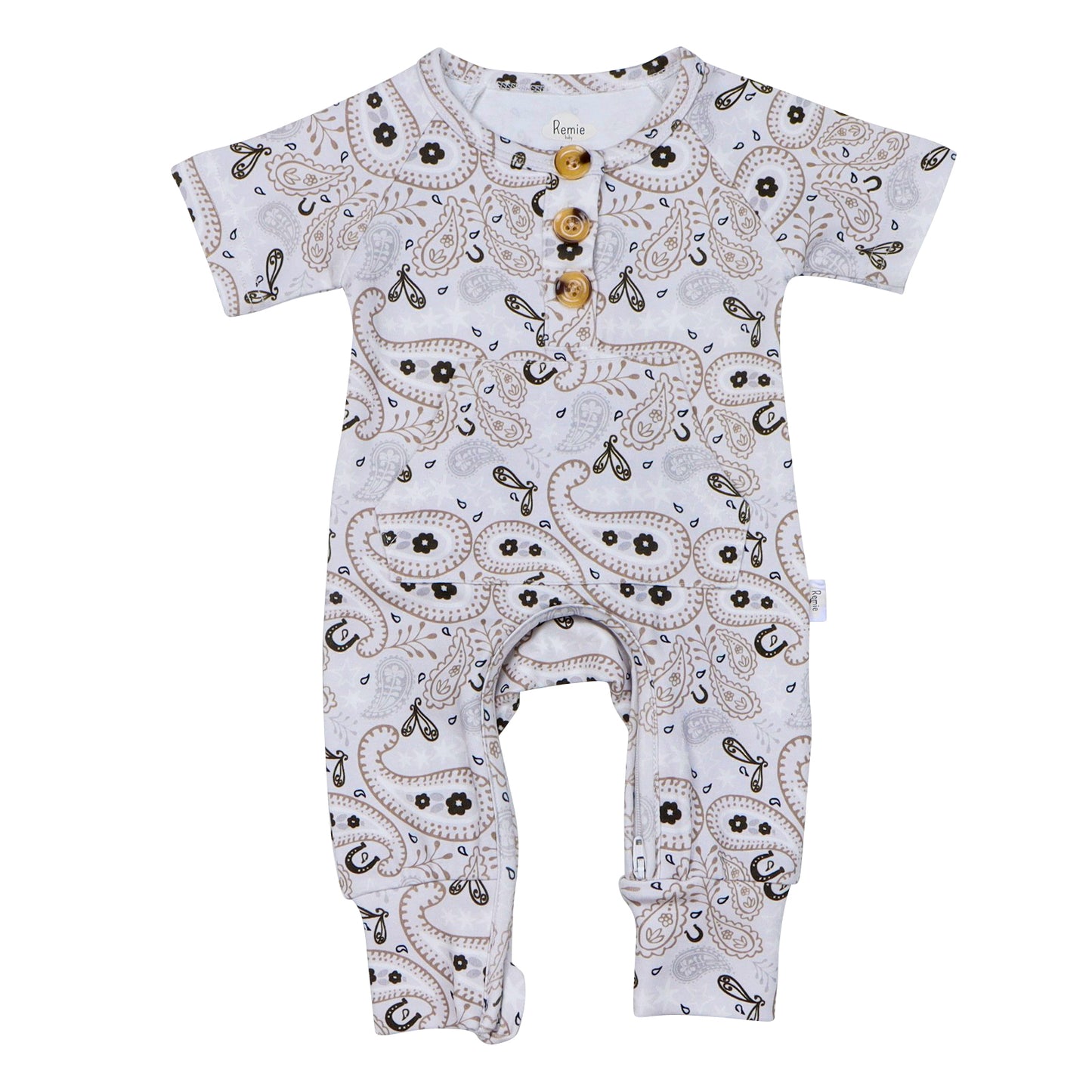 Sea Salt | Organic Cotton Romper