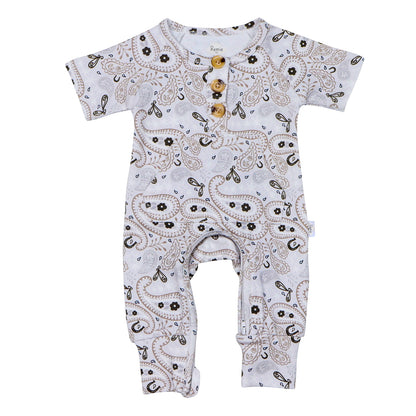 Sea Salt | Organic Cotton Romper