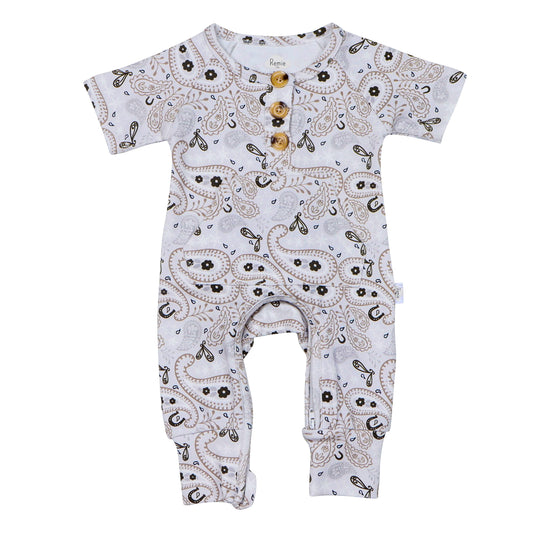 Sea Salt | Organic Cotton Romper