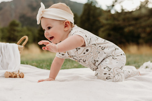 Sea Salt | Organic Cotton Romper