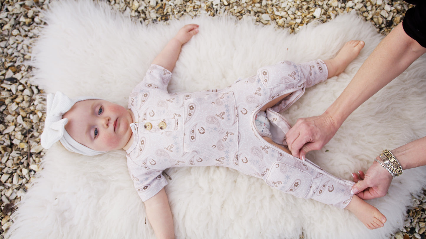 Dusty Rose | Organic Cotton Romper