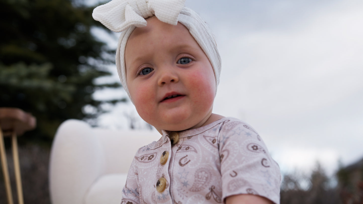 Dusty Rose | Organic Cotton Romper